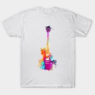 Funky guitar #guitar #music art T-Shirt